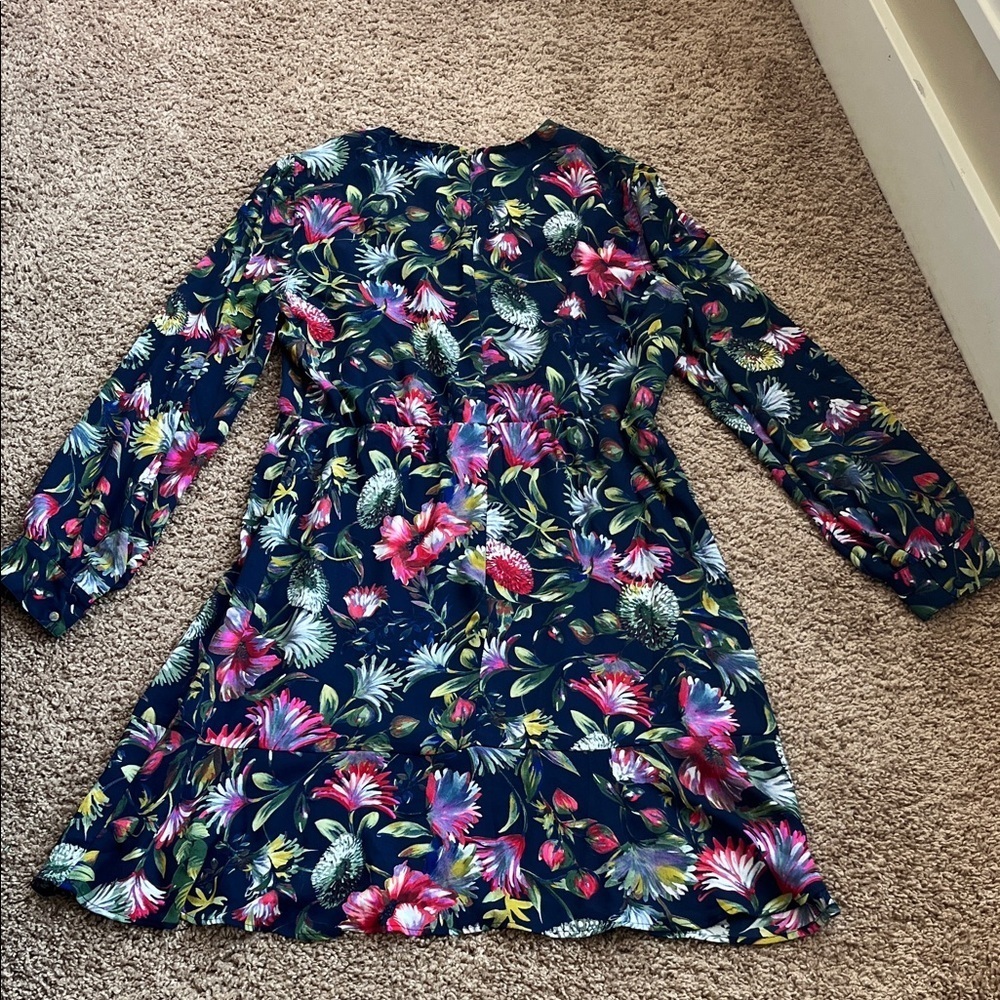 J. Crew Navy Floral Dress - Picture 12 of 16